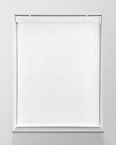 Bol.com Rolgordijn Verduisterend - Wit - 130x175cm - Full Colour - Met Cassette aanbieding