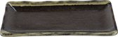 Zwart Rechthoekig Bord - Large Plates - 19.3 x 9.4cm