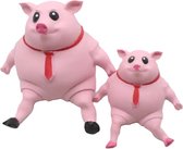 JRpassion - Stress - Varken - 2 stuks - Toy - Fidget - Knijp - Stressbal - Speelgoed - TikTok - Antistress - Kneed - Pig - Gooien - Slaan - Grappig - Roze - 3+ - Squishy - Squeeze - Kantoor - Uitrekken - Decoratie -