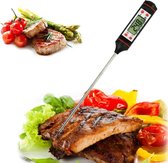 Digitale Voedselthermometer I Keukenthermometer I Kook Thermometer I Vlees Thermometer I Kernthermometer I BBQ thermometer I Vloeistofthermometer I Thermometer Koken I Zwart