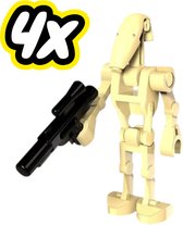 Droids Minifiguur 4 stuks - Voor LEGO - Met Accessoires