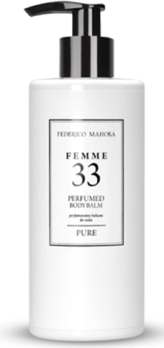 Goedkoopste FM - BODYBALM - FM GEURNUMMER 33 - BODYBALSEM 300ML - GEPARFUMEERDE ROMIGE BODYBALSEM