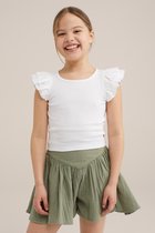 WE Fashion Filles - T-shirt court avec volants