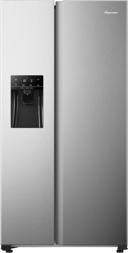 Fridgemaster MS91500IFS amerikaanse koelkast Vrijstaand 499 l Zilver