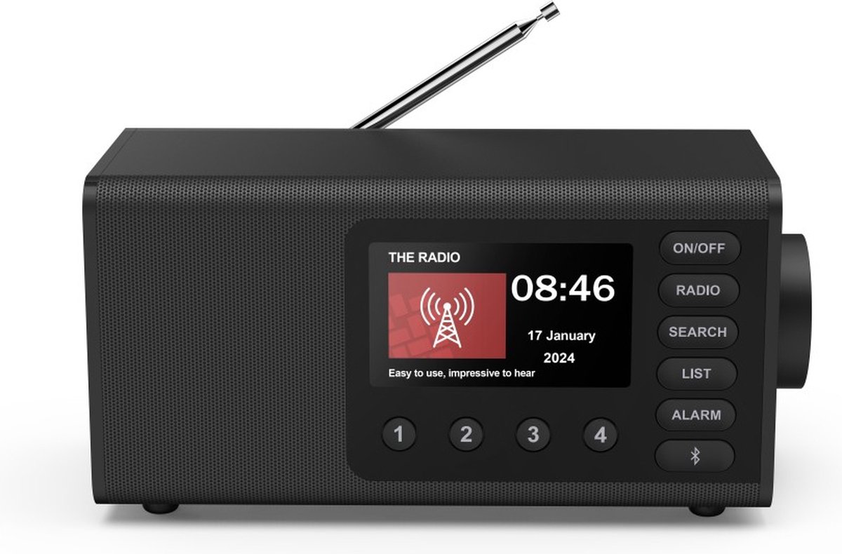 Hama Digitale radio "DR1001BT", FM/DAB/DAB+, zwart
