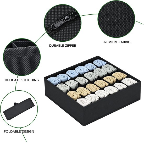 Sezanrpt 7 Compartments Acrylic Strap Organizer, Tie and Belt Organizer