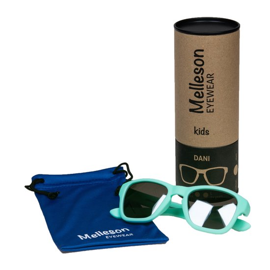 Melleson Eyewear - Kinderzonnebril Dani 7+ jaar - maat L - Mintgroen van Melleson Eyewear — afbeelding 2