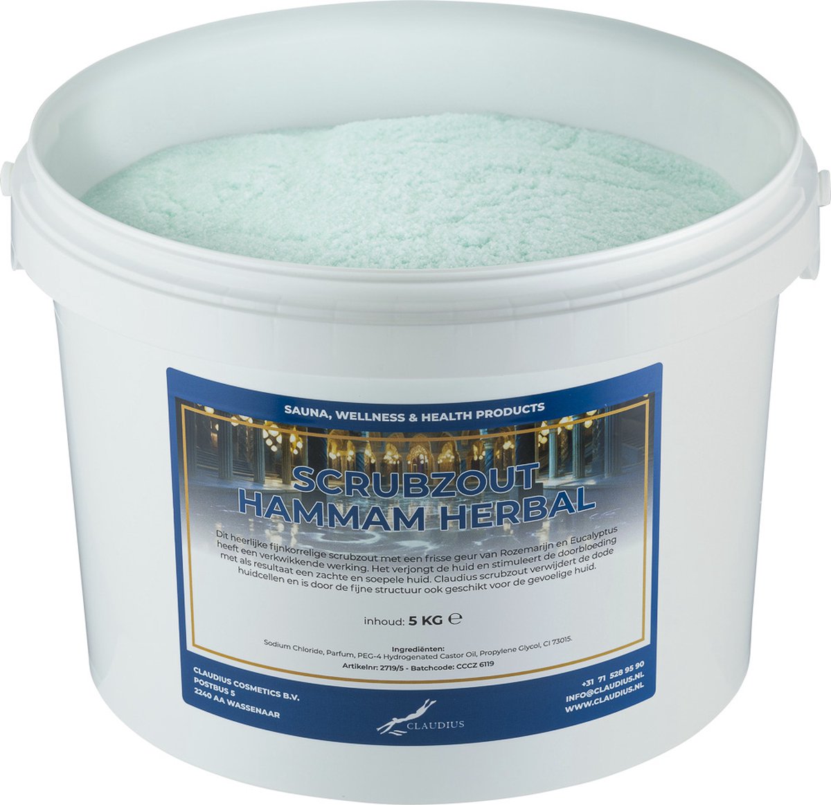 Goedkoopste Scrubzout Hammam Herbal - 5 kg - Hydraterende Lichaamsscrub