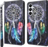 Dromenvanger - 3D motief - agenda book case hoesje - Telefoonhoesje geschikt voor Samsung Galaxy A55