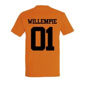 Shirt Oranje - Koningsdag shirt Willempie 01 - Maat S