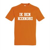 Shirt Oranje - Koningsdag shirt Ik ben dronken - Maat S