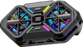 Bol.com CoolCold G6 - Telefoon Koeler - Phone Cooler - Sminconductor Smartphone Radiator - Zwart - RGB - Breedte 72-95mm aanbieding