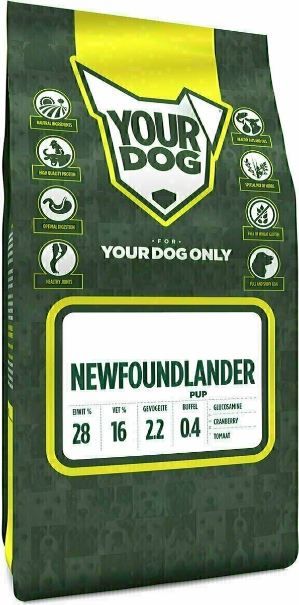 Yourdog Newfoundlander Rasspecifiek Puppy Hondenvoer 6kg | Hondenbrokken
