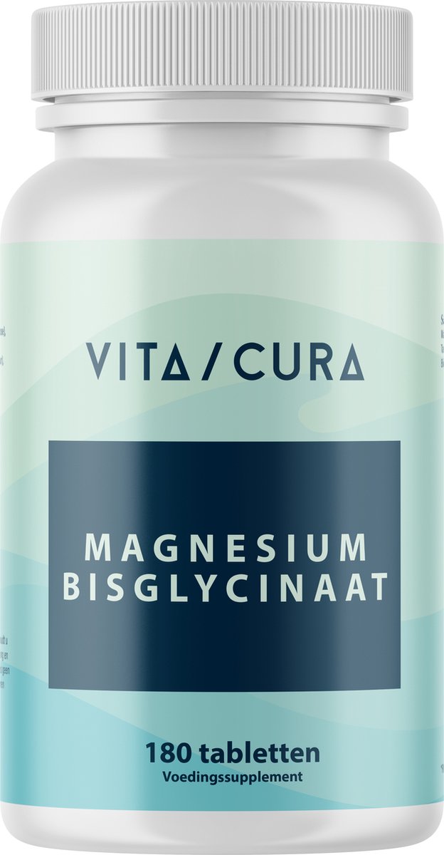 Goedkoopste VitaCura Magnesium Bisglycinaat - 180 tabletten