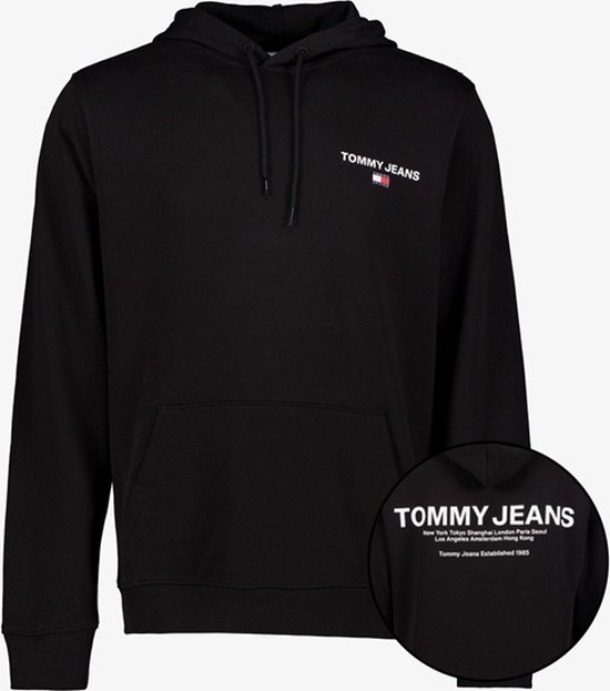 Tommy Hilfiger heren hoodie zwart - Maat S