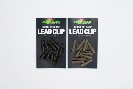 Korda Quick Release Lead Clips - Gravel Clay van Korda — afbeelding 4