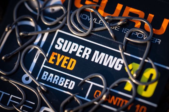 Guru Super MWG Eyed - Barbed (10 pcs) - Maat : Haak 14 van Guru — afbeelding 4