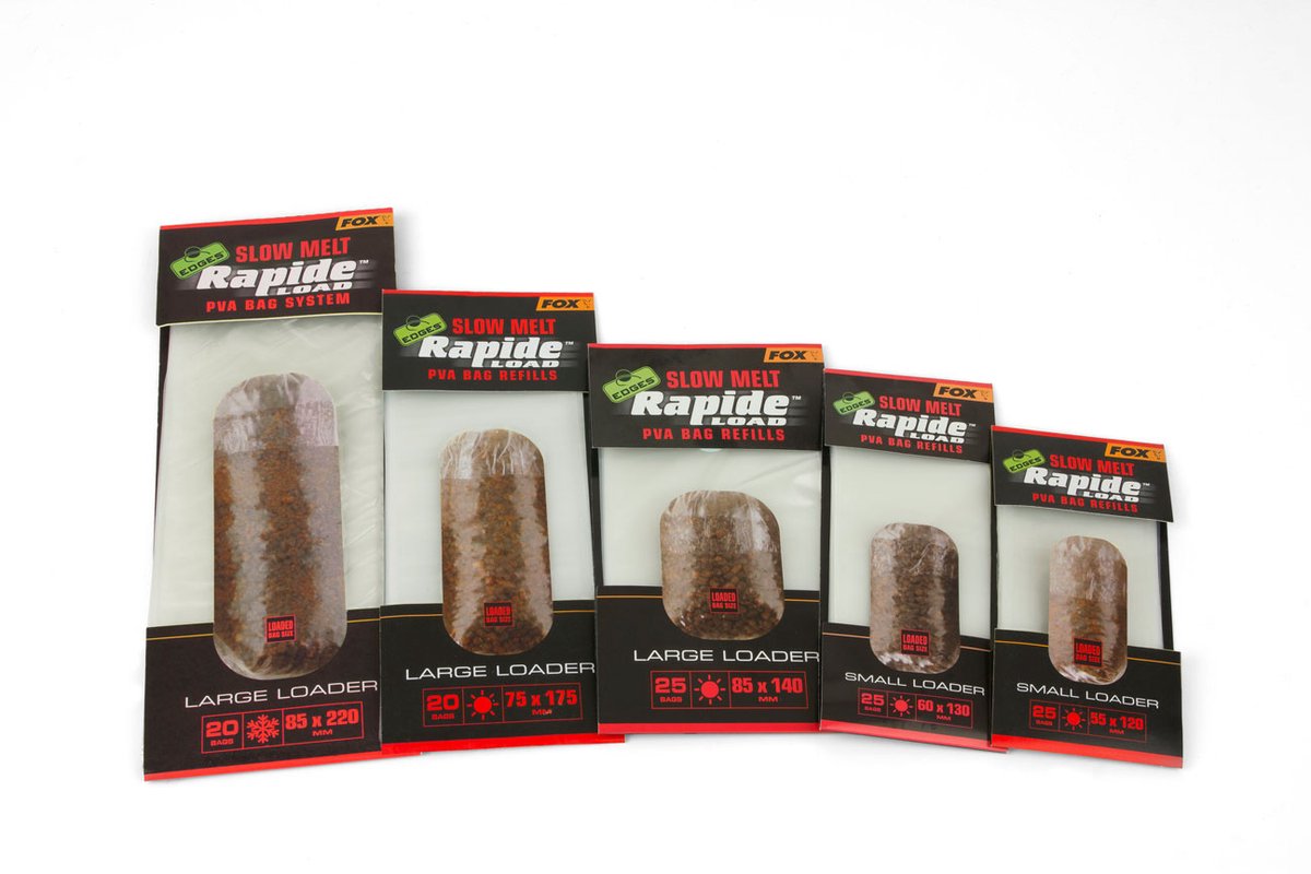 PVA System - Slow Melt Refills Rapide Edges Fox - PVA - PVA Karper - PVA Vissen - PVA Zakjes - PVA Karpervissen