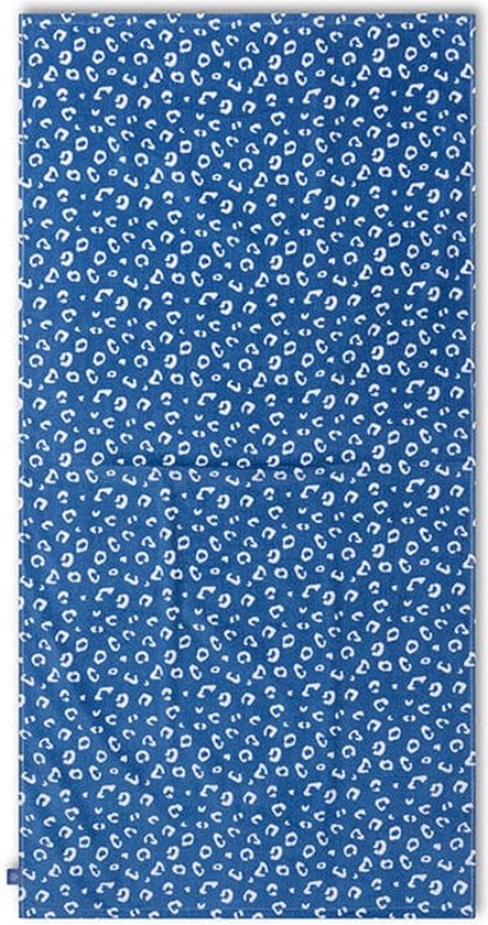 Swim Essentials Strandlaken Kind - Strandhanddoek Kinderen - Blauw Panterprint - 135 x 65 cm