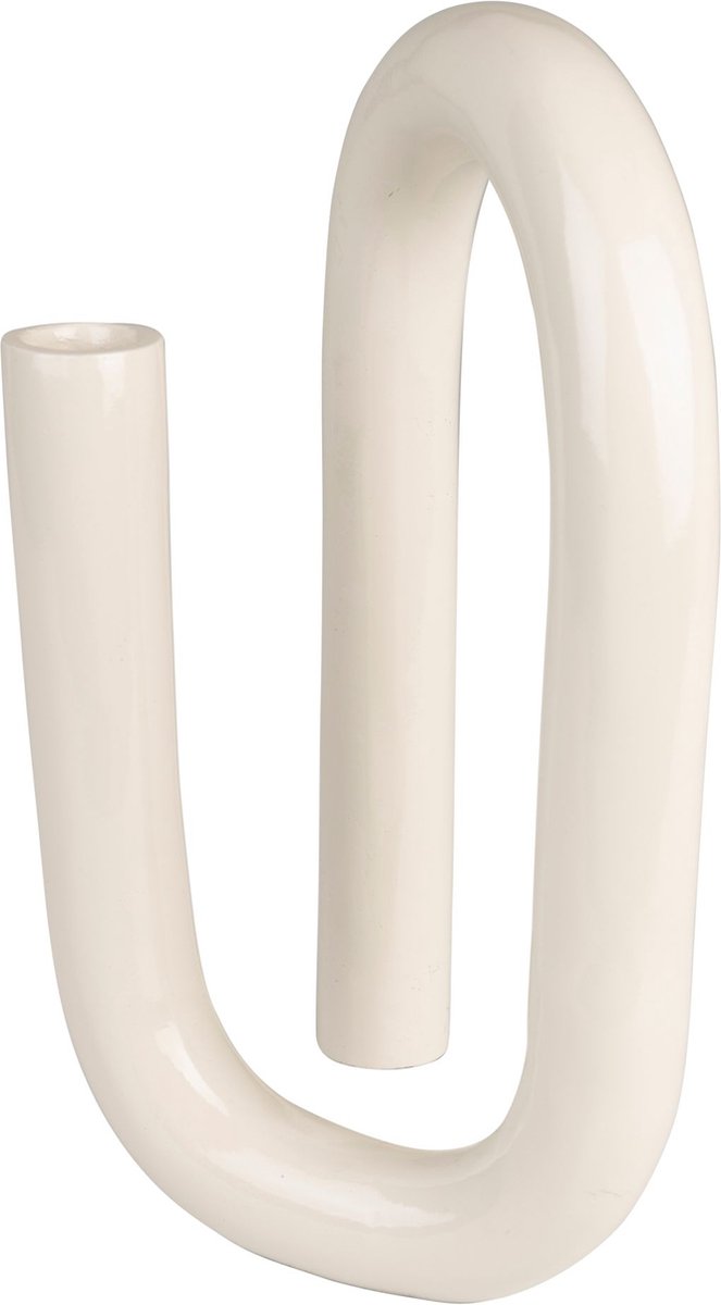 Tubo Kandelaar Shiny Beige L