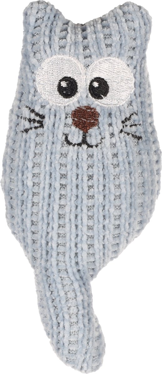 Flamingo Blaro - Speelgoed Katten - Ps Blaro Kat Blauw 6x4,2x14,3cm - 1st - 138959 - 1st