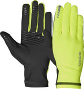 GripGrab - Gloves mi-saison Hi visibilité Insulator 2 - Jaune Hi visibilité - Taille L