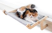 Hangende kattenhangmat, wollen kattenbed, krasbestendige kattenhangmat, geen krassen of beschadigende oppervlakken, geschikt voor verschillende toepassingen en ruimtes.