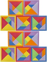 Mini Tangram Puzzel | 10 stuks Voordeelpakket