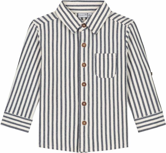 Prénatal peuter blouse - Jongens - Dark Off-White - Maat 92