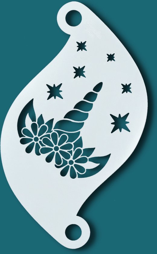 Superstar Schmink sjabloon BLOSSOM (Unicorn) 77070