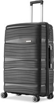 SKYCASES Handbagage Koffer met Wielen - Cijferslot - 35x21x54 cm - 40L - Zwart