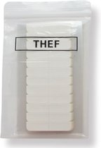 Thef - Losse Tape Voor Tape Extensions - Dubbelzijdig Haar Tape - Haarverlenging - Wit - 10 Vellen 120 Strips