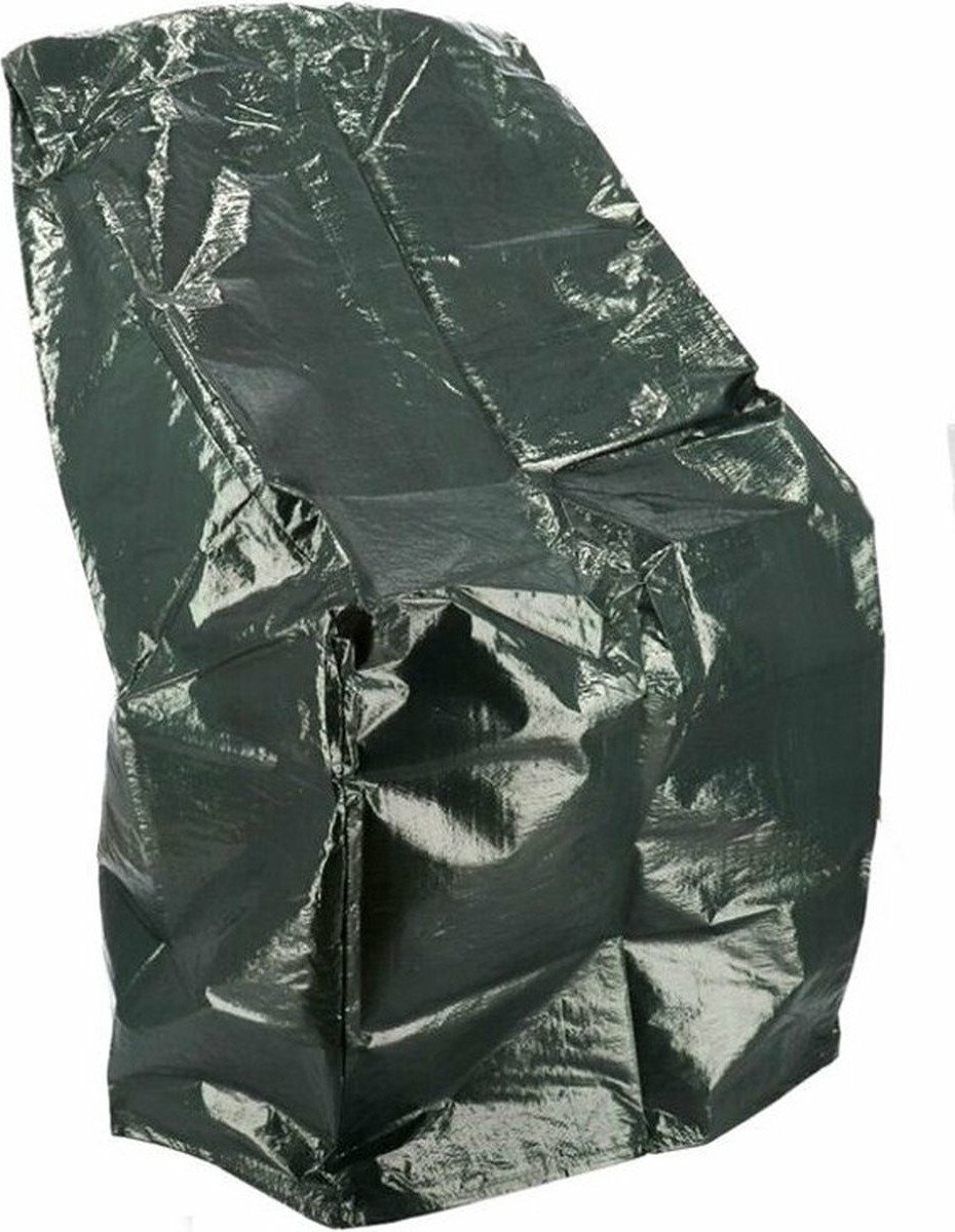 Gerimport Gerimport afdekhoes/beschermhoes voor tuinstoelen - zwart - 86 x 61 x 107 cm