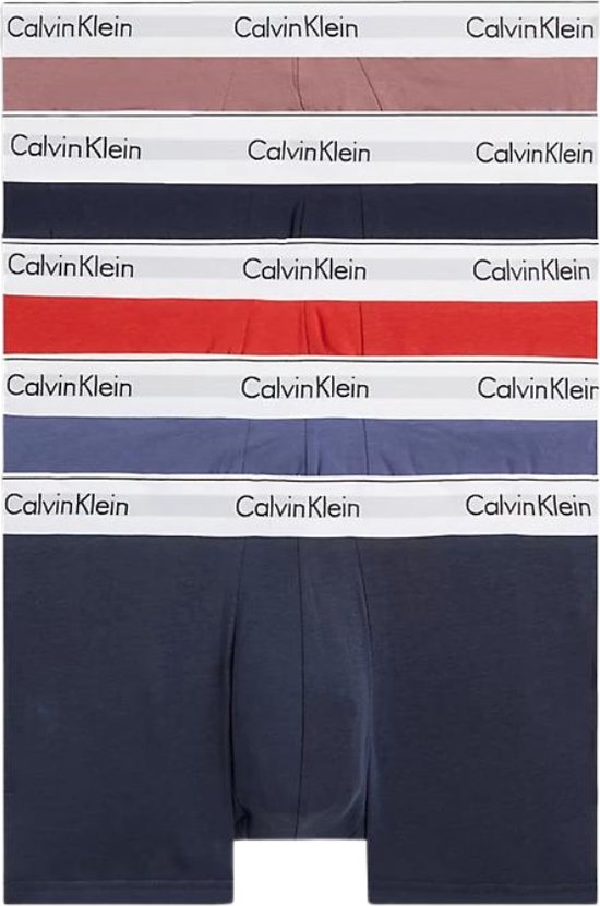 Calvin Klein - Heren Onderbroeken 5-Pack Boxers - Zwart - Maat M