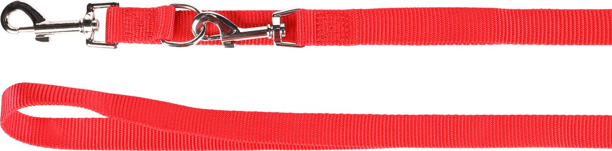 Flamingo Honden Trainingslijn Ziggi Rood - Rood - 200 cm x 20 mm