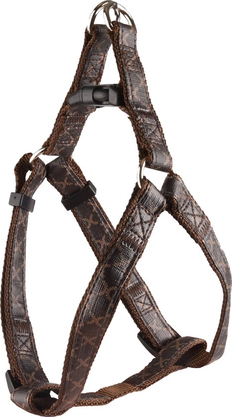 Flamingo Hundegeschirr Pookie Größe S - Beige, Mit Goldfarbenen Details