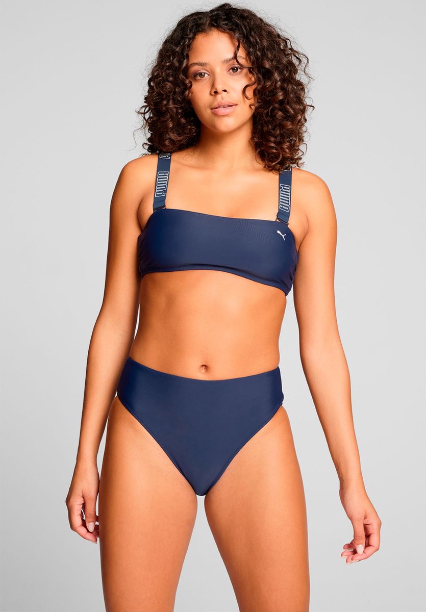Puma Bikinibroekje High Waist Brief -XS Blauw