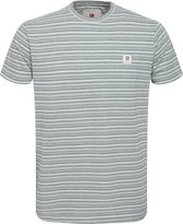 Gabbiano T-shirt T Shirt Jacquard Met Streepstructuur 154527 599 Sea Green Mannen Maat - S