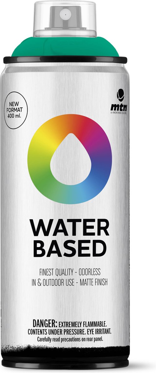 MTN Water Based Spuitbus - verf op waterbasis - RV-21 Surgical Green - 400ml