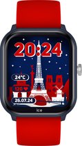 Ice Watch Ice Smart Junior 2.0 - Blue & Rouge 022794 Montre - Siliconen - Rouge - Ø 38 mm