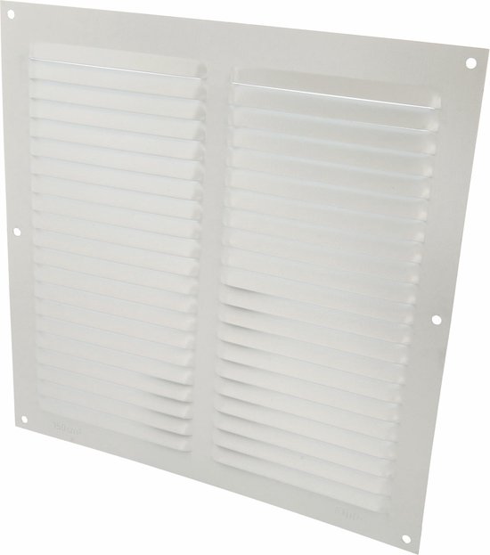 Grille D'aération à Appliquer Renson 200x200 Mm Cadre Argenté | Evacuation D'air
