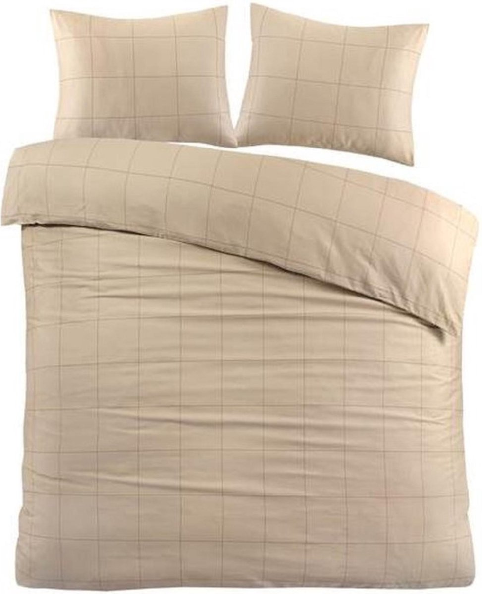 Papillon Cadiz Dekbedovertrek - Lits-jumeaux - 240x200/220 cm - Taupe