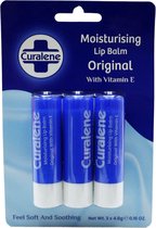 Curalene - Lippenbalsem - original met vitamine E - set van 3 stuks