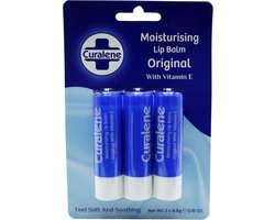 Curalene - Lippenbalsem - original met vitamine E - set van 3 stuks