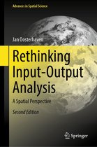 Advances in Spatial Science - Rethinking Input-Output Analysis