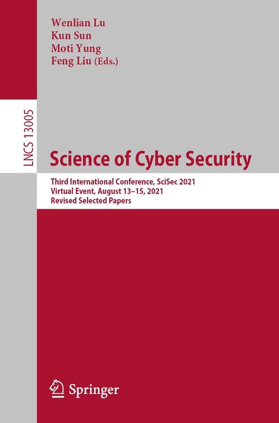 Springer Nature Proceedings Computer Science - Science of Cy ... - cover
