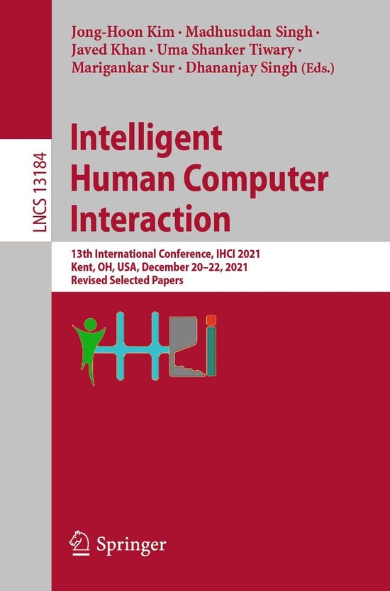 Springer Nature Proceedings Computer Science - Intelligent H ... - cover