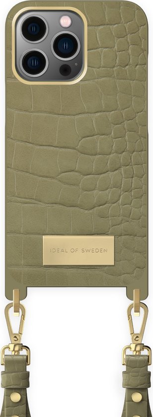 iDeal of Sweden iPhoneケース SAGE CROCO 北欧 iDeal of Sweden Atelier Necklace case iPhone 13 Pro Sage