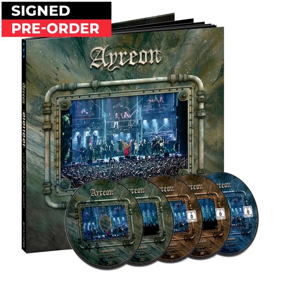 Ayreon - 01011001 - Live Beneath The Waves (Gesigneerd door Arjen Lucassen/2CD+2DVD+Blu-Ray+Book)