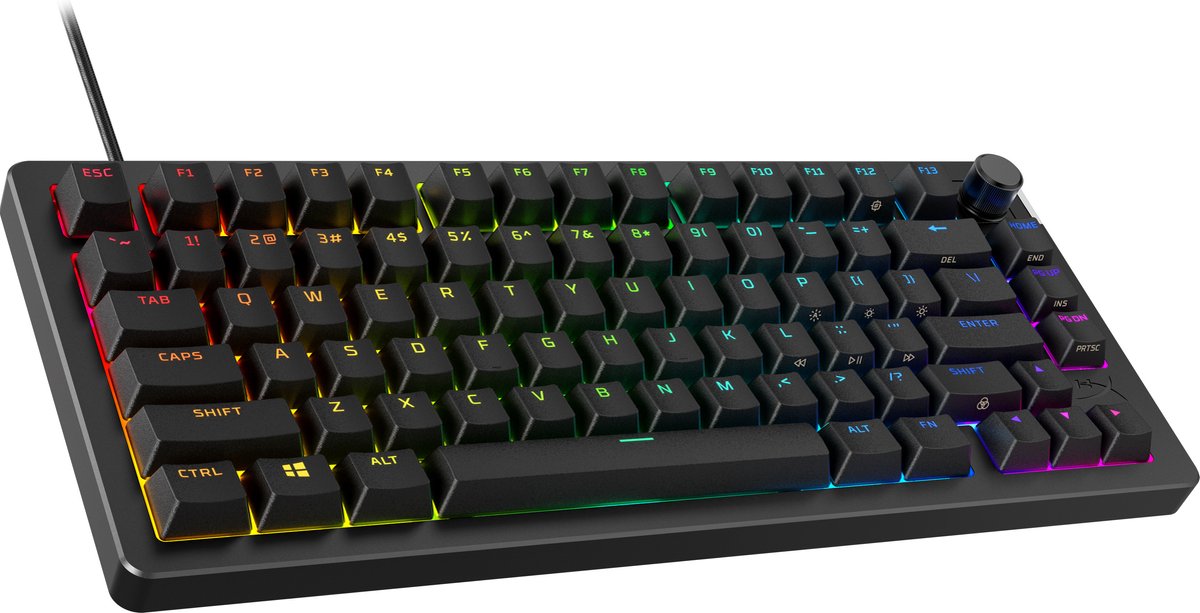 HyperX Alloy Rise 75 - Compact Mechanisch Toetsenbord met Hot-Swap thumbnail 5